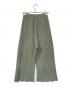 AURALEE (オーラリー) リブニットパンツ グリーン サイズ:1：7000円