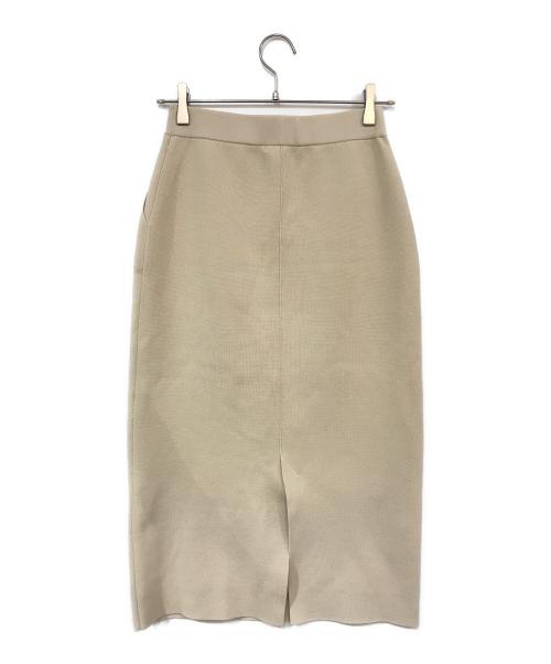 ANAYI（アナイ）ANAYI (アナイ) ミラノリブタイトスカート ベージュ サイズ:36の古着・服飾アイテム