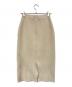 ANAYI (アナイ) ミラノリブタイトスカート ベージュ サイズ:36：13000円