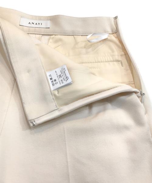 ANAYI（アナイ）ANAYI (アナイ) ツイル裏起毛マリンパンツ ホワイト サイズ:36の古着・服飾アイテム