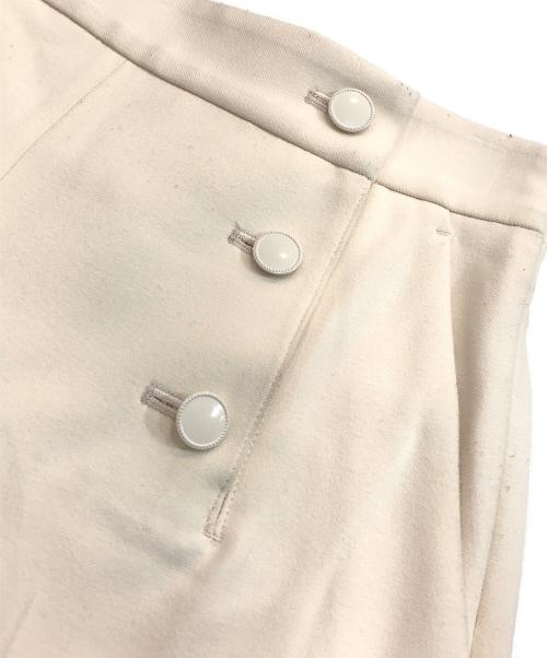 ANAYI（アナイ）ANAYI (アナイ) ツイル裏起毛マリンパンツ ホワイト サイズ:36の古着・服飾アイテム