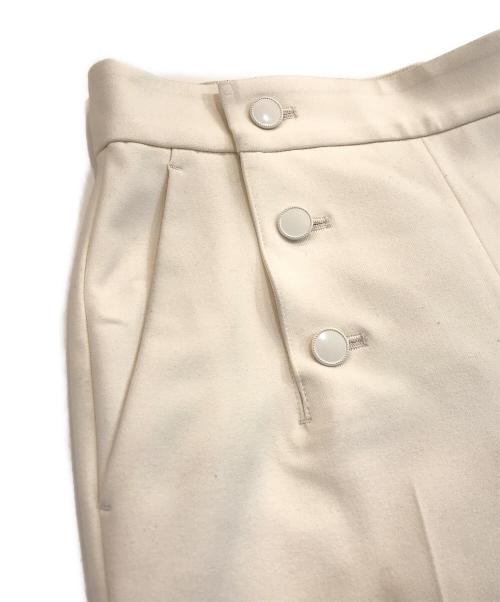 ANAYI（アナイ）ANAYI (アナイ) ツイル裏起毛マリンパンツ ホワイト サイズ:36の古着・服飾アイテム