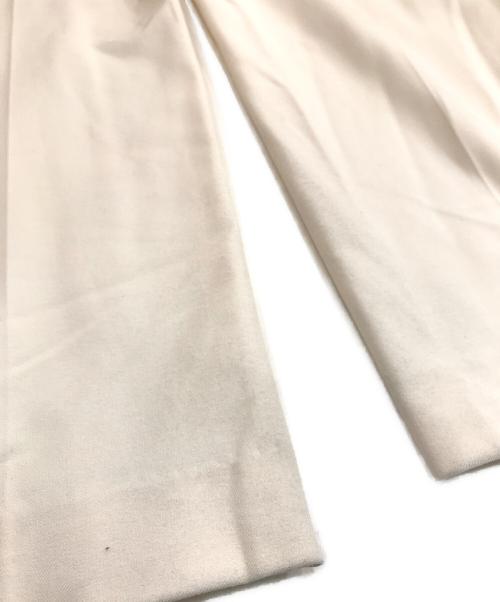 ANAYI（アナイ）ANAYI (アナイ) ツイル裏起毛マリンパンツ ホワイト サイズ:36の古着・服飾アイテム