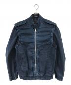 DIESELディーゼル）の古着「デタッチャブルスリーブ ストレッチ スウェットデニムジャケット」｜インディゴ