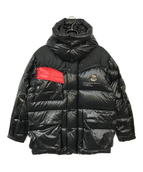 MONCLER GENIUS（モンクレール ジーニアス）MONCLER GENIUS (モンクレール ジーニアス) FRAGMENTS (フラグメント) NIEUPORTダウンジャケット ブラック サイズ:1の古着・服飾アイテム