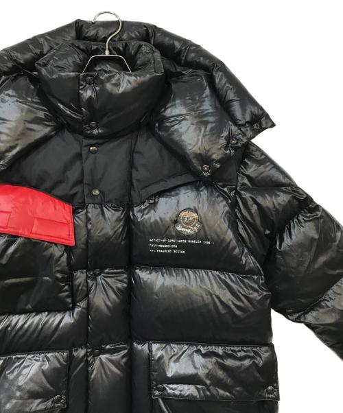 MONCLER GENIUS（モンクレール ジーニアス）MONCLER GENIUS (モンクレール ジーニアス) FRAGMENTS (フラグメント) NIEUPORTダウンジャケット ブラック サイズ:1の古着・服飾アイテム