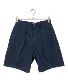 POLO RALPH LAUREN（ポロ・ラルフローレン）の古着「ツータックハーフチノパンツ」｜ネイビー