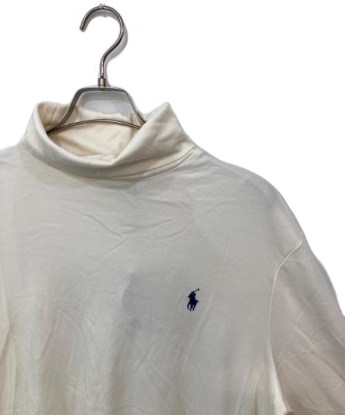 POLO RALPH LAUREN（ポロ・ラルフローレン）POLO RALPH LAUREN (ポロ・ラルフローレン) タートルネックカットソー アイボリー サイズ:Lの古着・服飾アイテム