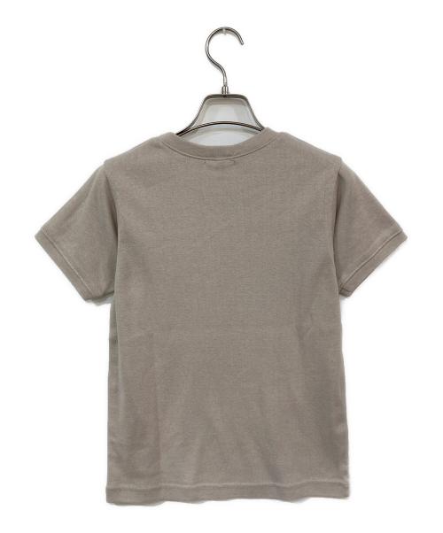 stussy（ステューシー）stussy (ステューシー) ロゴ刺繍Tシャツ ベージュ サイズ:XLの古着・服飾アイテム
