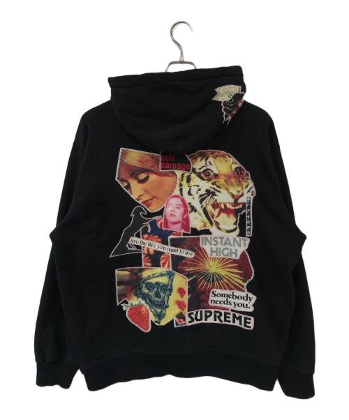 SUPREME（シュプリーム）SUPREME (シュプリーム) プルオーバーパーカー ブラック サイズ:SIZE Lの古着・服飾アイテム