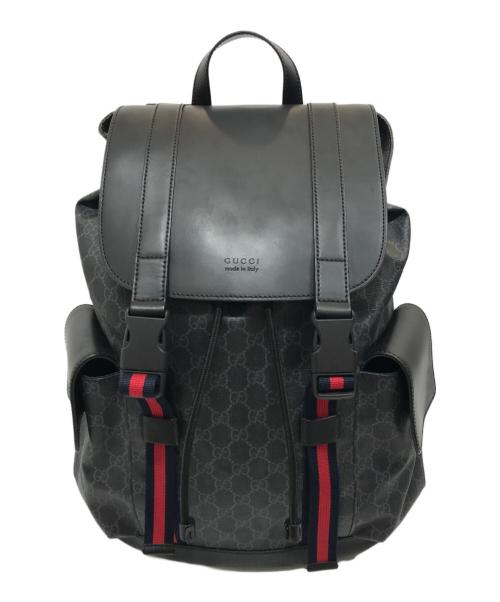 GUCCI（グッチ）GUCCI (グッチ) バックパック ブラックの古着・服飾アイテム