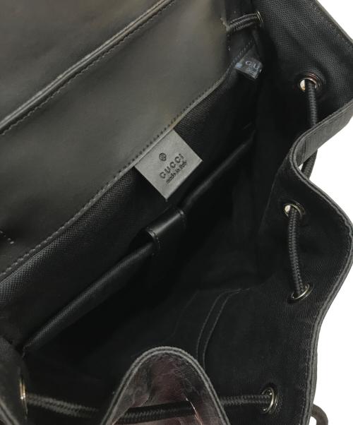 GUCCI（グッチ）GUCCI (グッチ) バックパック ブラックの古着・服飾アイテム