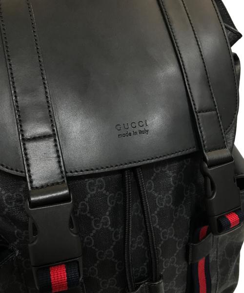 GUCCI（グッチ）GUCCI (グッチ) バックパック ブラックの古着・服飾アイテム
