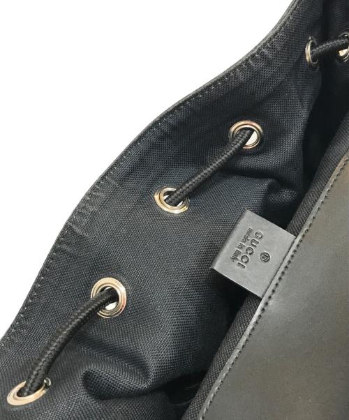GUCCI（グッチ）GUCCI (グッチ) バックパック ブラックの古着・服飾アイテム