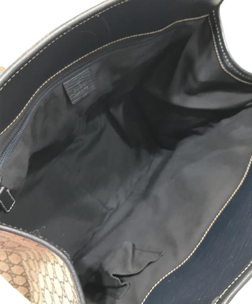 GUCCI（グッチ）GUCCI (グッチ) トートバッグ ベージュ×ネイビーの古着・服飾アイテム
