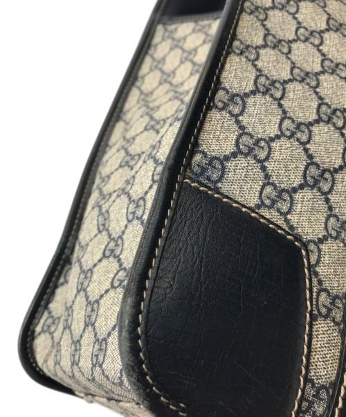 GUCCI（グッチ）GUCCI (グッチ) トートバッグ ベージュ×ネイビーの古着・服飾アイテム