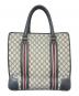 GUCCI (グッチ) トートバッグ ベージュ×ネイビー：37000円