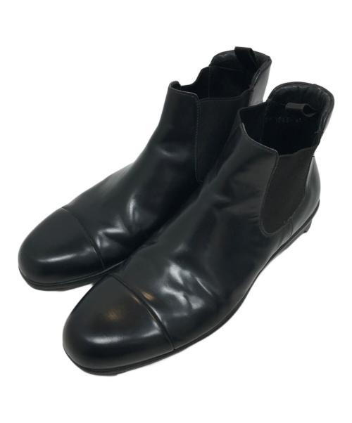 PRADA（プラダ）PRADA (プラダ) ショートブーツ ブラック サイズ:SIZE6 1/2の古着・服飾アイテム