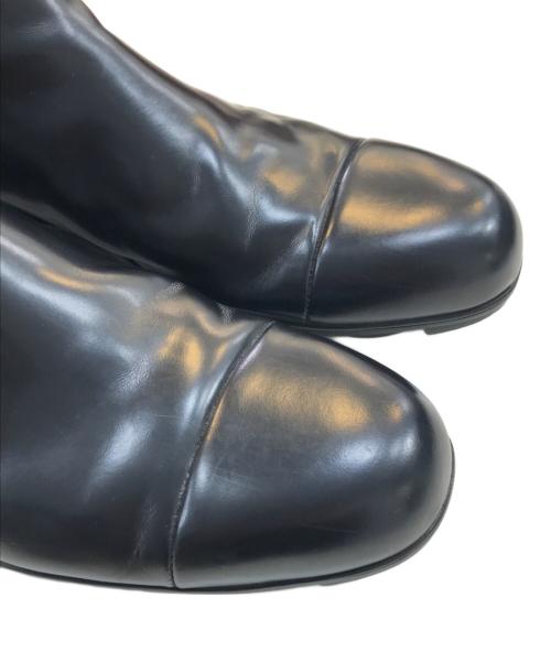 PRADA（プラダ）PRADA (プラダ) ショートブーツ ブラック サイズ:SIZE6 1/2の古着・服飾アイテム