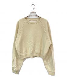 AURALEE（オーラリー）の古着「HIGH COUNT HEAVY SWEAT P/O/ハイカウントヘビースウェット」｜ベージュ