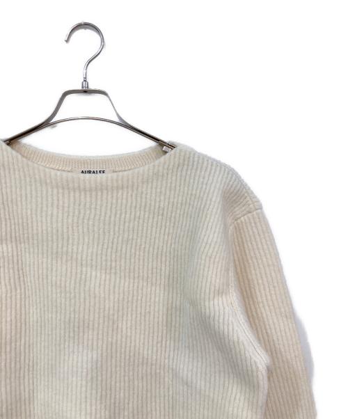 AURALEE（オーラリー）AURALEE (オーラリー) Milled French Merino Rib KNIT/ミルドフレンチメリノリブニット ホワイト サイズ:SIZE 3の古着・服飾アイテム
