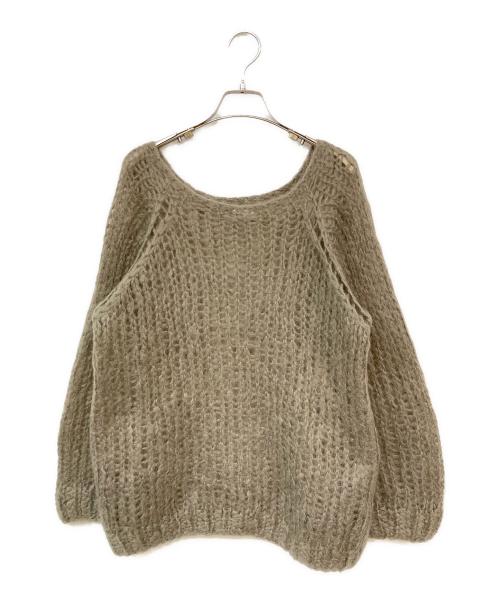 Maiami basic（マイアミベーシック）Maiami basic (マイアミベーシック) モヘヤニット ブラウン サイズ:SIZE Mの古着・服飾アイテム