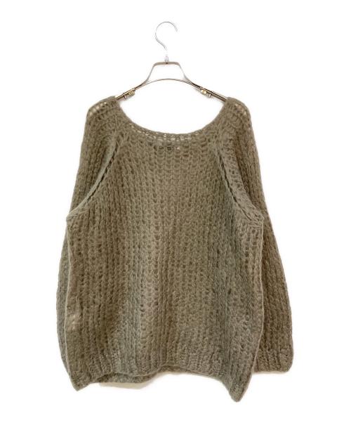 Maiami basic（マイアミベーシック）Maiami basic (マイアミベーシック) モヘヤニット ブラウン サイズ:SIZE Mの古着・服飾アイテム