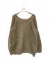 Maiami basic (マイアミベーシック) モヘヤニット ブラウン サイズ:SIZE M：8000円