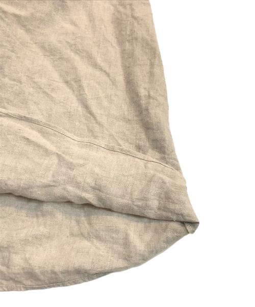 H BEAUTY&YOUTH（エイチ ビューティー&ユース）H BEAUTY&YOUTH (エイチ ビューティー&ユース) LINEN CANVAS CAMISOLE DRESS/リネンキャンバスキャミソールドレス ベージュ サイズ:SIZE Mの古着・服飾アイテム