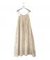 H BEAUTY&YOUTH (エイチ ビューティー&ユース) LINEN CANVAS CAMISOLE DRESS/リネンキャンバスキャミソールドレス ベージュ サイズ:SIZE M：8000円