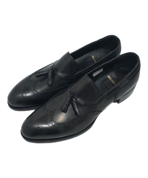 SHETLAND FOX（シェットランドフォックス）SHETLAND FOX (シェットランドフォックス) ケンジントンII/ウイングチップシューズ ブラック サイズ:SIZE 71/2の古着・服飾アイテム