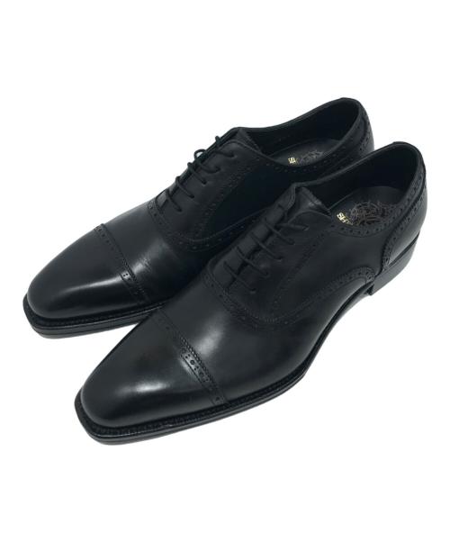 SHETLAND FOX（シェットランドフォックス）SHETLAND FOX (シェットランドフォックス) レザーシューズ ブラック サイズ:SIZE 8の古着・服飾アイテム