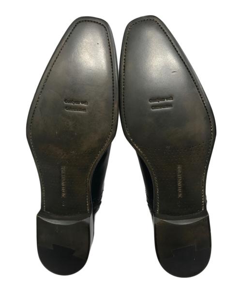 SHETLAND FOX（シェットランドフォックス）SHETLAND FOX (シェットランドフォックス) レザーシューズ ブラック サイズ:SIZE 8の古着・服飾アイテム