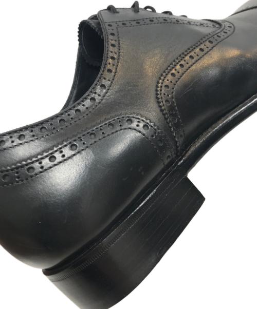 SHETLAND FOX（シェットランドフォックス）SHETLAND FOX (シェットランドフォックス) レザーシューズ ブラック サイズ:SIZE 8の古着・服飾アイテム