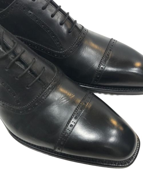 SHETLAND FOX（シェットランドフォックス）SHETLAND FOX (シェットランドフォックス) レザーシューズ ブラック サイズ:SIZE 8の古着・服飾アイテム