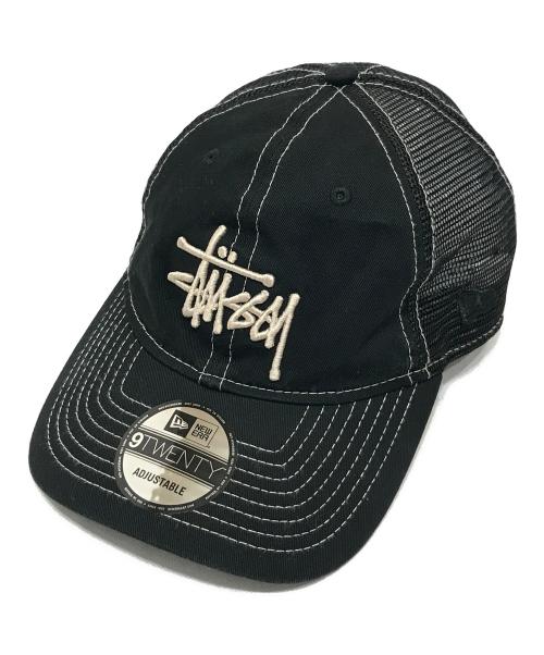 New Era（ニューエラ）New Era (ニューエラ) stussy (ステューシー) キャップ ブラックの古着・服飾アイテム