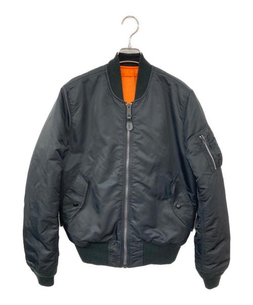 ALPHA（アルファ）ALPHA (アルファ) MA-1ジャケット ブラック サイズ:Mの古着・服飾アイテム