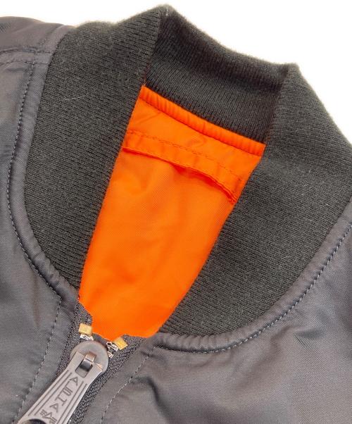 ALPHA（アルファ）ALPHA (アルファ) MA-1ジャケット ブラック サイズ:Mの古着・服飾アイテム