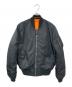 ALPHA（アルファ）の古着「MA-1ジャケット」｜ブラック