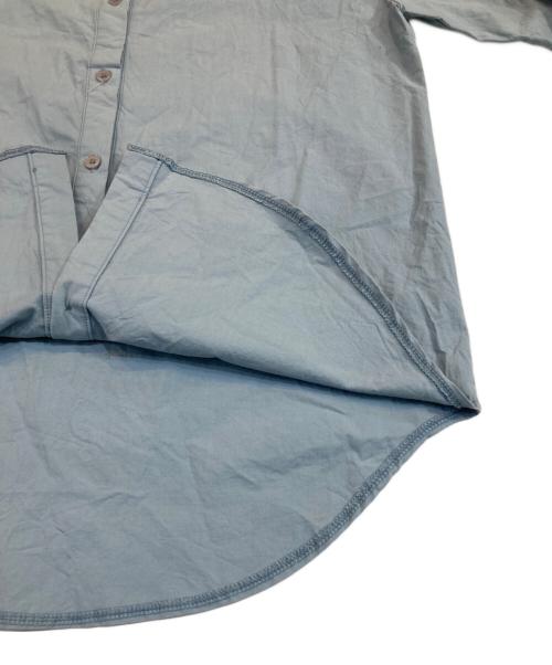 sahara（サハラ）sahara (サハラ) Design Cut Shirt スカイブルー サイズ:-の古着・服飾アイテム