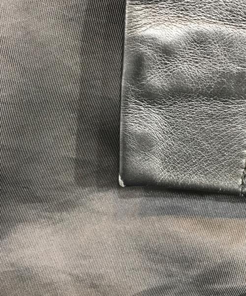 A.P.C.（アーペーセー）A.P.C. (アーペーセー) レザーハーフコート ブラック サイズ:1の古着・服飾アイテム