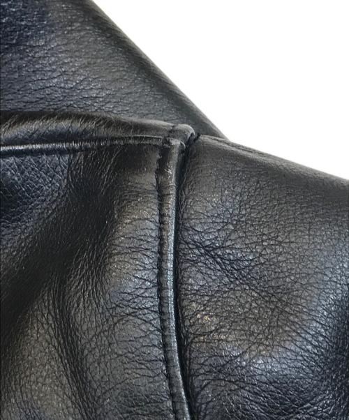 A.P.C.（アーペーセー）A.P.C. (アーペーセー) レザーハーフコート ブラック サイズ:1の古着・服飾アイテム