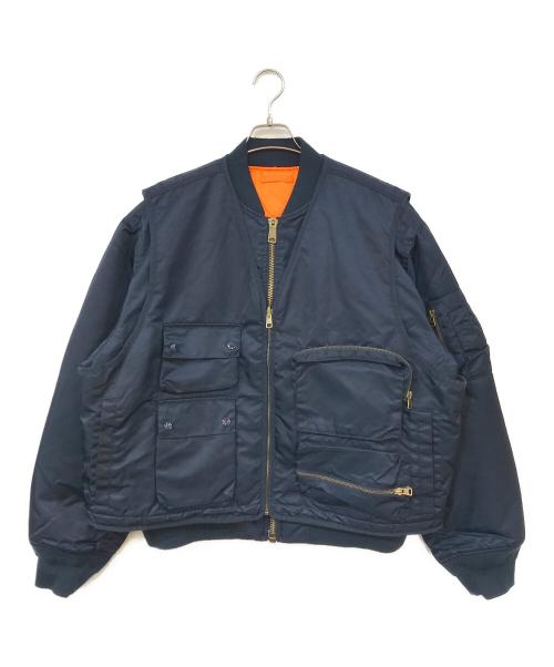 SUPREME（シュプリーム）SUPREME (シュプリーム) 2-in-1 MA-1 + Vest ネイビー サイズ:SIZE Lの古着・服飾アイテム