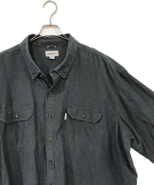 CarHartt（カーハート）CarHartt (カーハート) オーバーシャツ グレー サイズ:4XLの古着・服飾アイテム