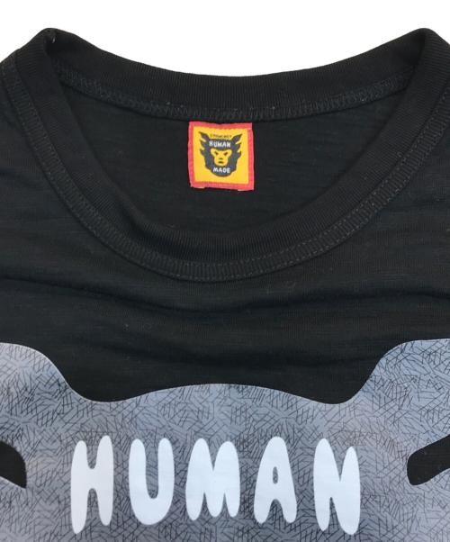 HUMAN MADE（ヒューマンメイド）HUMAN MADE (ヒューマンメイド) プリントTシャツ ブラック サイズ:XLの古着・服飾アイテム