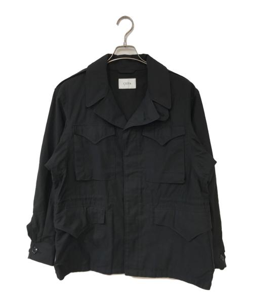 CIOTA（シオタ）CIOTA (シオタ) ミリタリージャケット ブラック サイズ:SIZE 4の古着・服飾アイテム