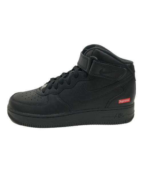 NIKE（ナイキ）NIKE (ナイキ) Supreme (シュプリーム) AIR FORCE 1 MID SP ブラック サイズ:26.5cmの古着・服飾アイテム