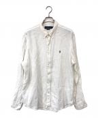 RALPH LAURENラルフローレン）の古着「リネンシャツ」｜ホワイト