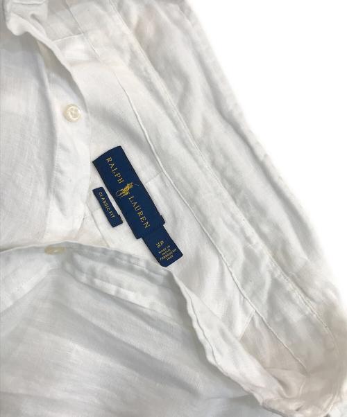 RALPH LAUREN（ラルフローレン）RALPH LAUREN (ラルフローレン) リネンシャツ ホワイト サイズ:XLの古着・服飾アイテム