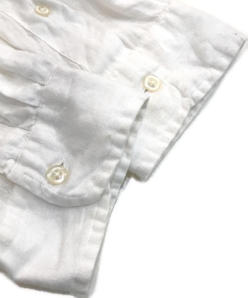 RALPH LAUREN（ラルフローレン）RALPH LAUREN (ラルフローレン) リネンシャツ ホワイト サイズ:XLの古着・服飾アイテム